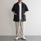 Nylon Taffeta Field S/S Shirt #Asphalt Gray [N25SG055]