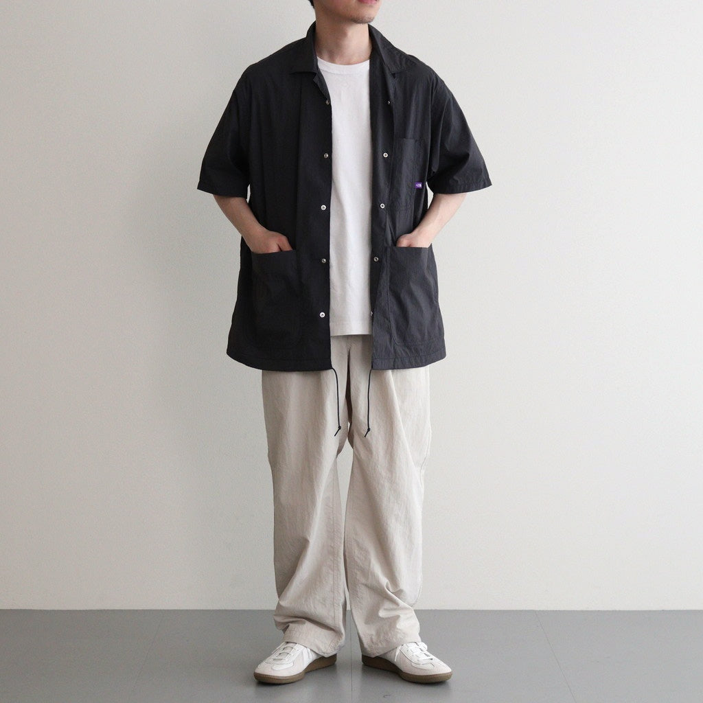 Nylon Taffeta Field S/S Shirt #Asphalt Gray [N25SG055]