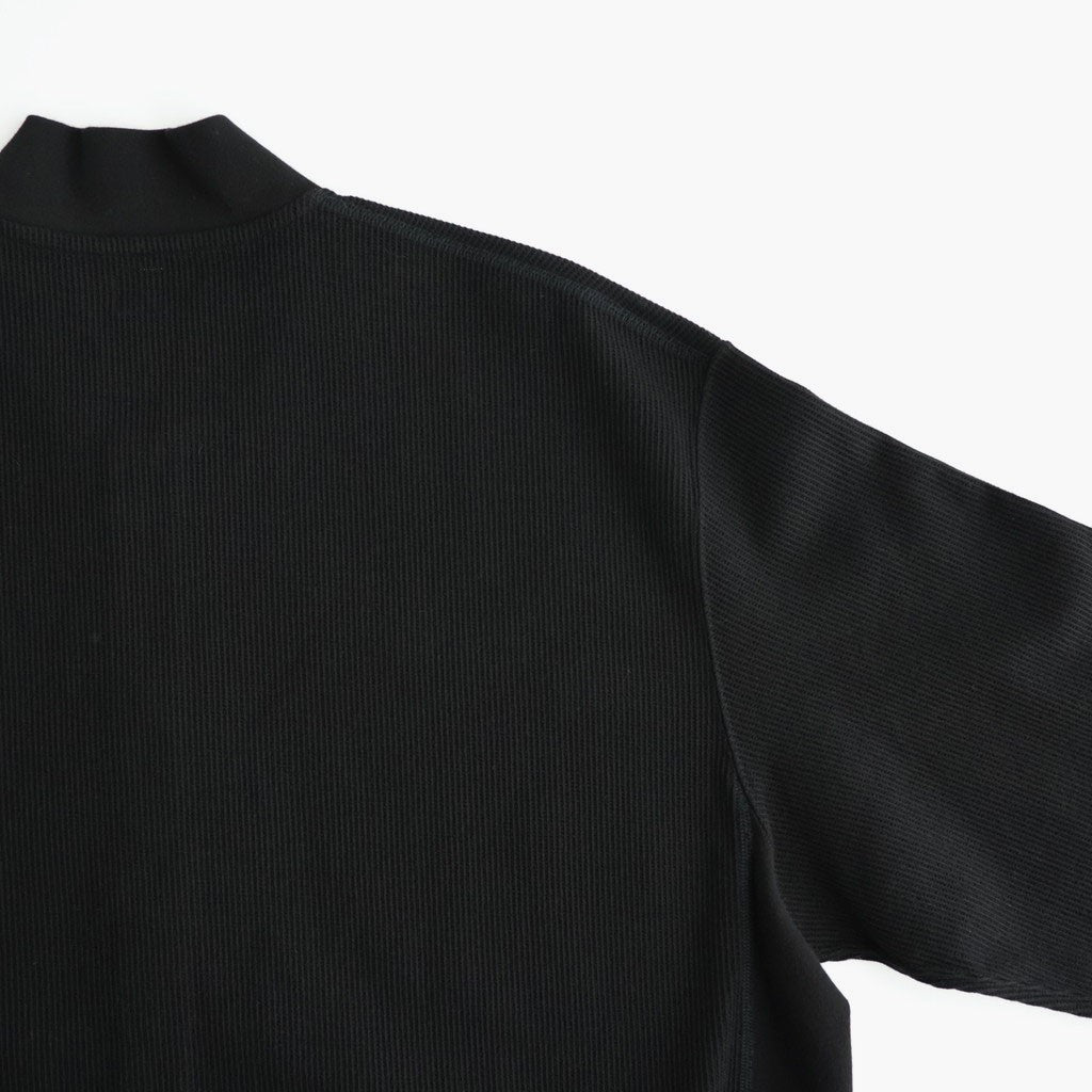 Rough&Smooth Thermal Blouson #Black [bROOTS26F14]
