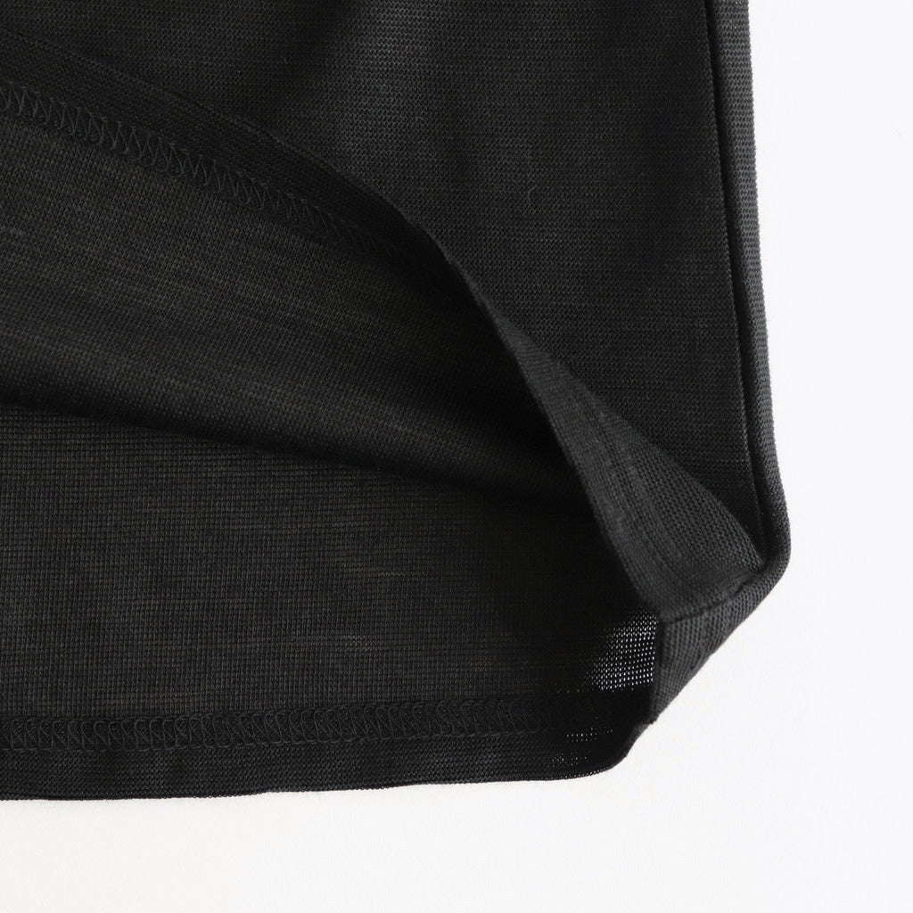 CREW NECK TEE #BLACK [M25B02CS01B]