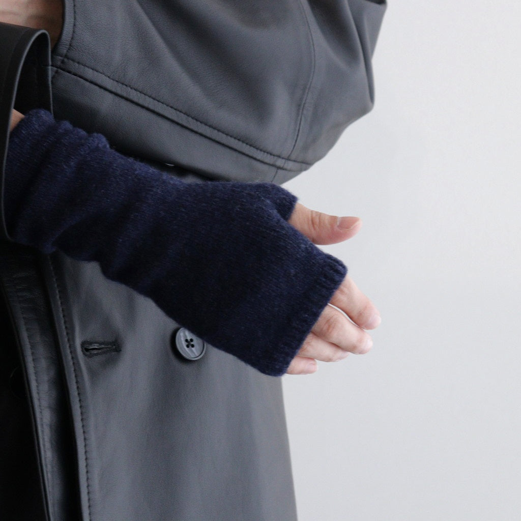 Rambling Wool Gloves #Oxford Blue [6053-2702]