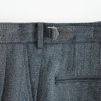 SINGLE PLEAT WIDE TROUSERS #GRAY [M26C20PT01C]