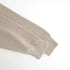 WASHED HIGH COUNT LINEN POLO #NATURAL [BN-26SM-022]