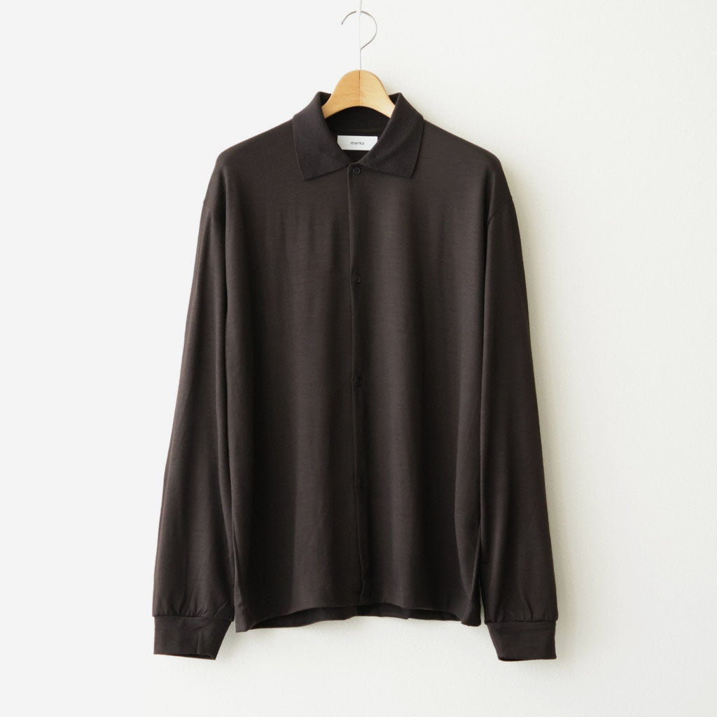SHIRT CARDIGAN #DARK BROWN [M26C15CS01C]