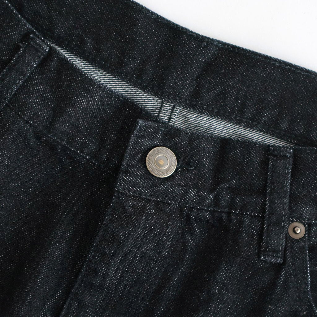Ni Organic Cotton Denim 5Poket #Black [NEP-SS2607]