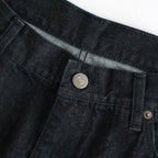 Ni Organic Cotton Denim 5Poket #Black [NEP-SS2607]