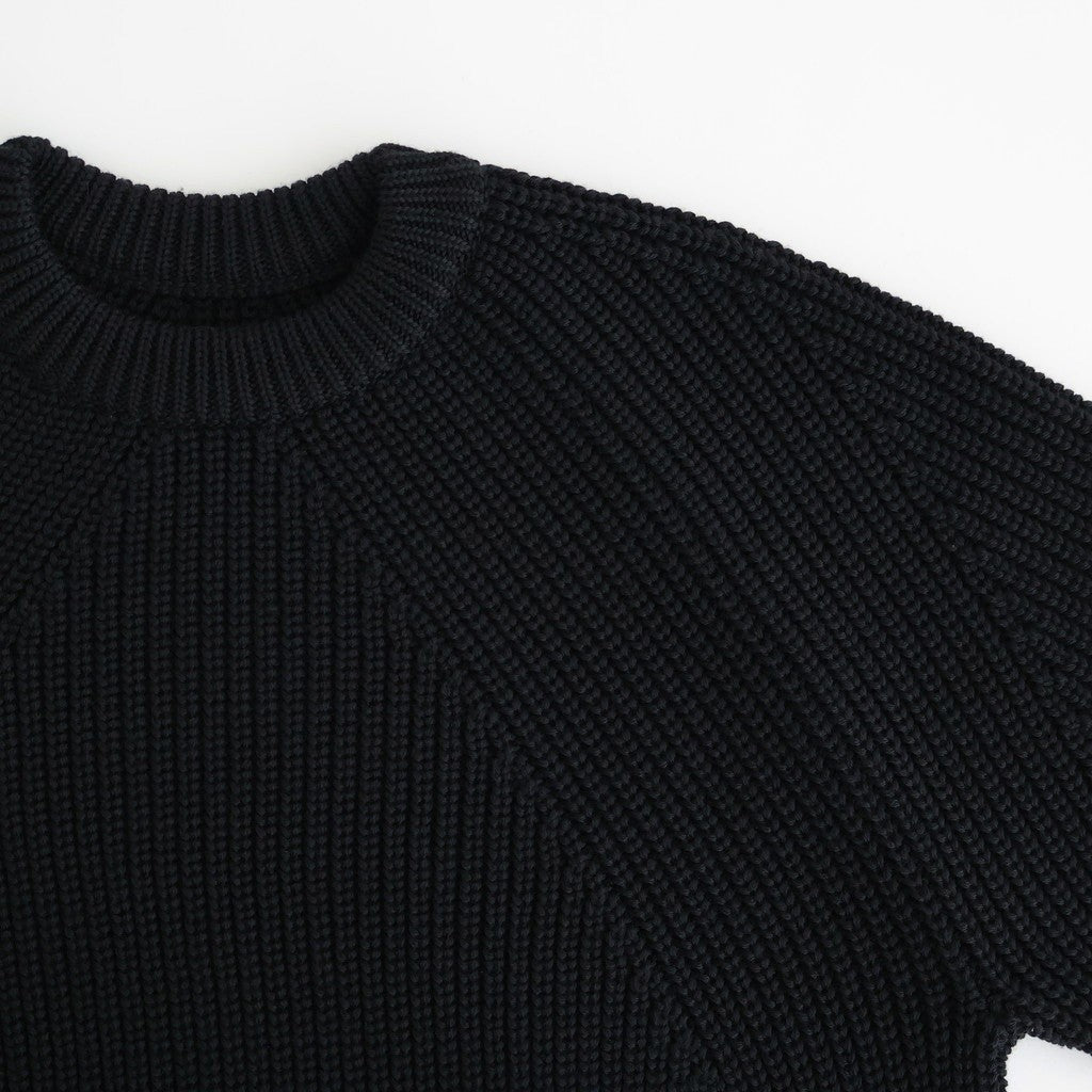 SIGNATURE CREW NECK #BLACK [BN-26FM-047]