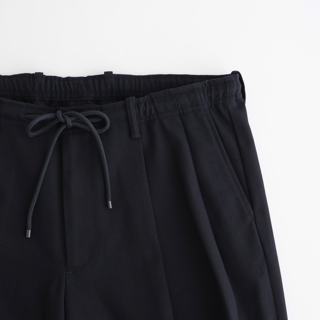 DOUBLE PLEATED EASY TROUSERS #NAVY [A26A93PT02C]