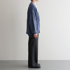 Wool Tuckless Waide Trousers #BROWN GRAY [NEP-SS2502M]