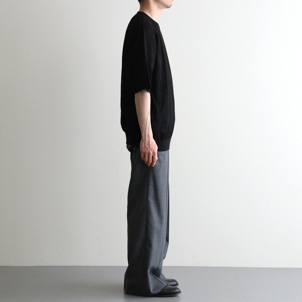 HEMP BROWSING T-SHIRT #BLACK [BN-26SM-079]