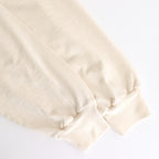 Co/Silk Nep Harf-Zip Shirt #Ivory [BHS25S037]