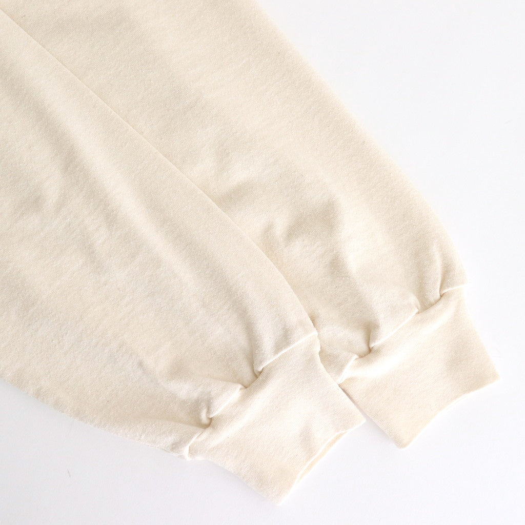 Co/Silk Nep Harf-Zip Shirt #Ivory [BHS25S037]