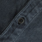 OPEN END COTTON PIGMENT DYE HENRY NECK P/O #120 NAVY [17052 66024]