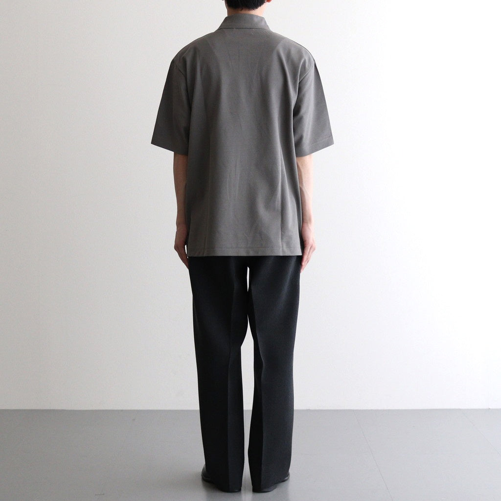 ONE BUTTON POLO S/S TEE #GRAY [M25A15CS02B]
