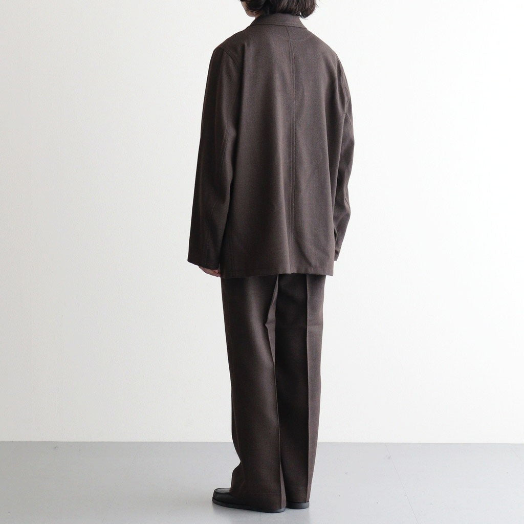 STROLL AROUND JACKET #BROWN BIRD’S-EYE [M26C10JK01C]