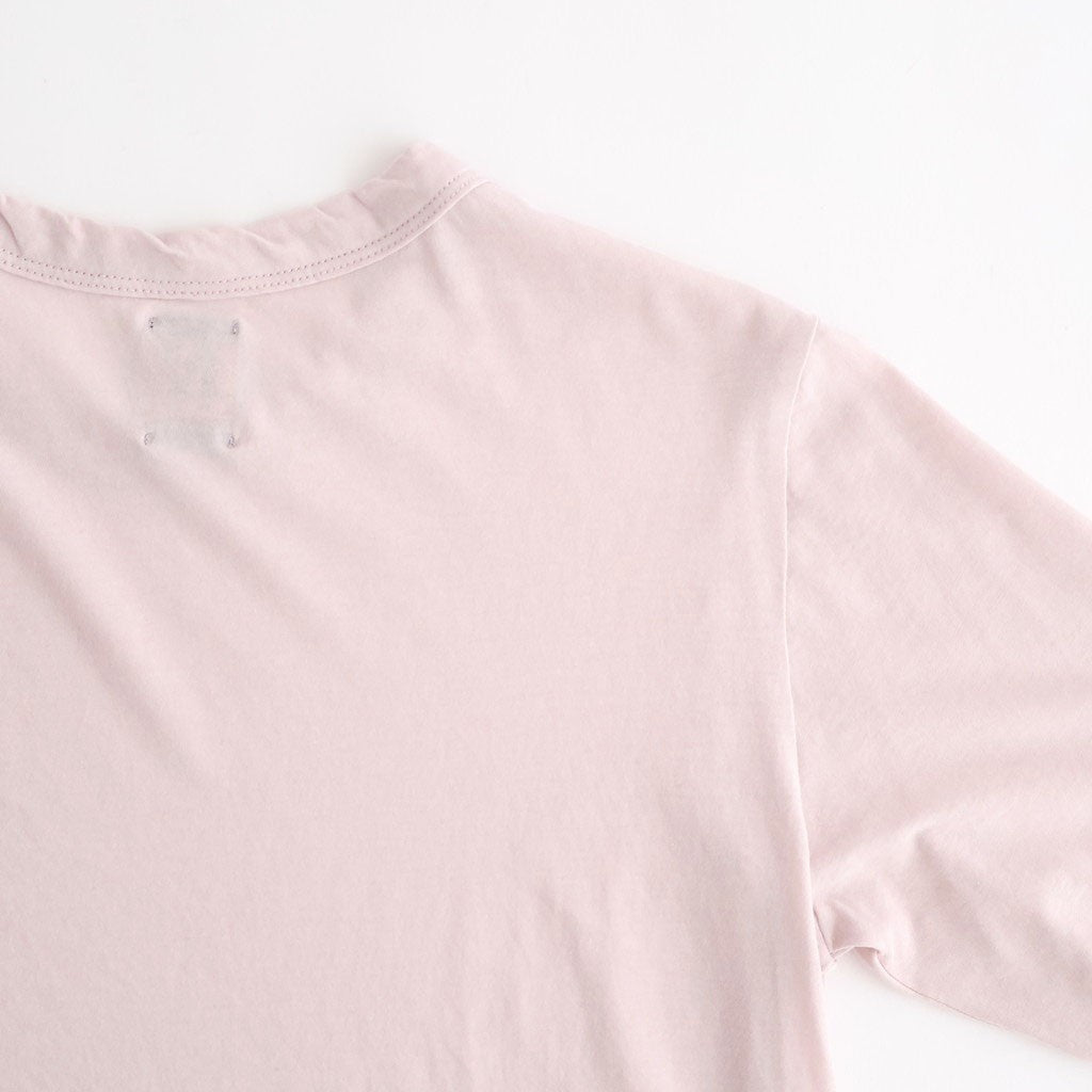 CHIFFON LONG T-SHIRT #PINK [BN-26SL-046]