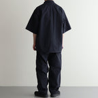 SM FIELD SHIRT SS feather nylon #BlackNavy [25s_SMMS254116]