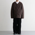 Down Cardigan #Brown [S26FA048]
