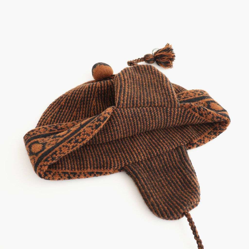 PAKISTANI KNIT CAP - BEDOUIN #WALNUT [Y01025]