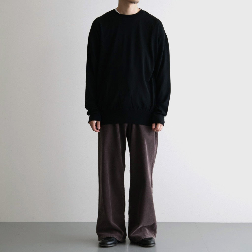 Wool Crewneck #BLACK [NEP-AW2626]