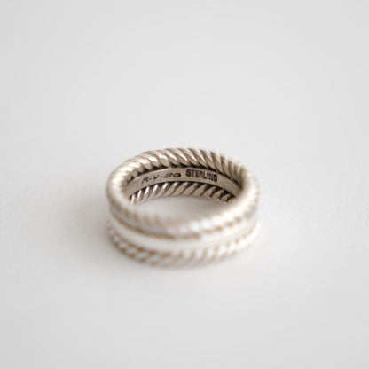 STEVE ARVISO Heavy Cable Wire Ring #SILVER