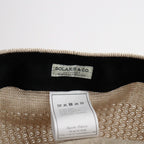 COTTON LINEN HUNTHING CAP - GENTLEMAN #IVORY [V01015]