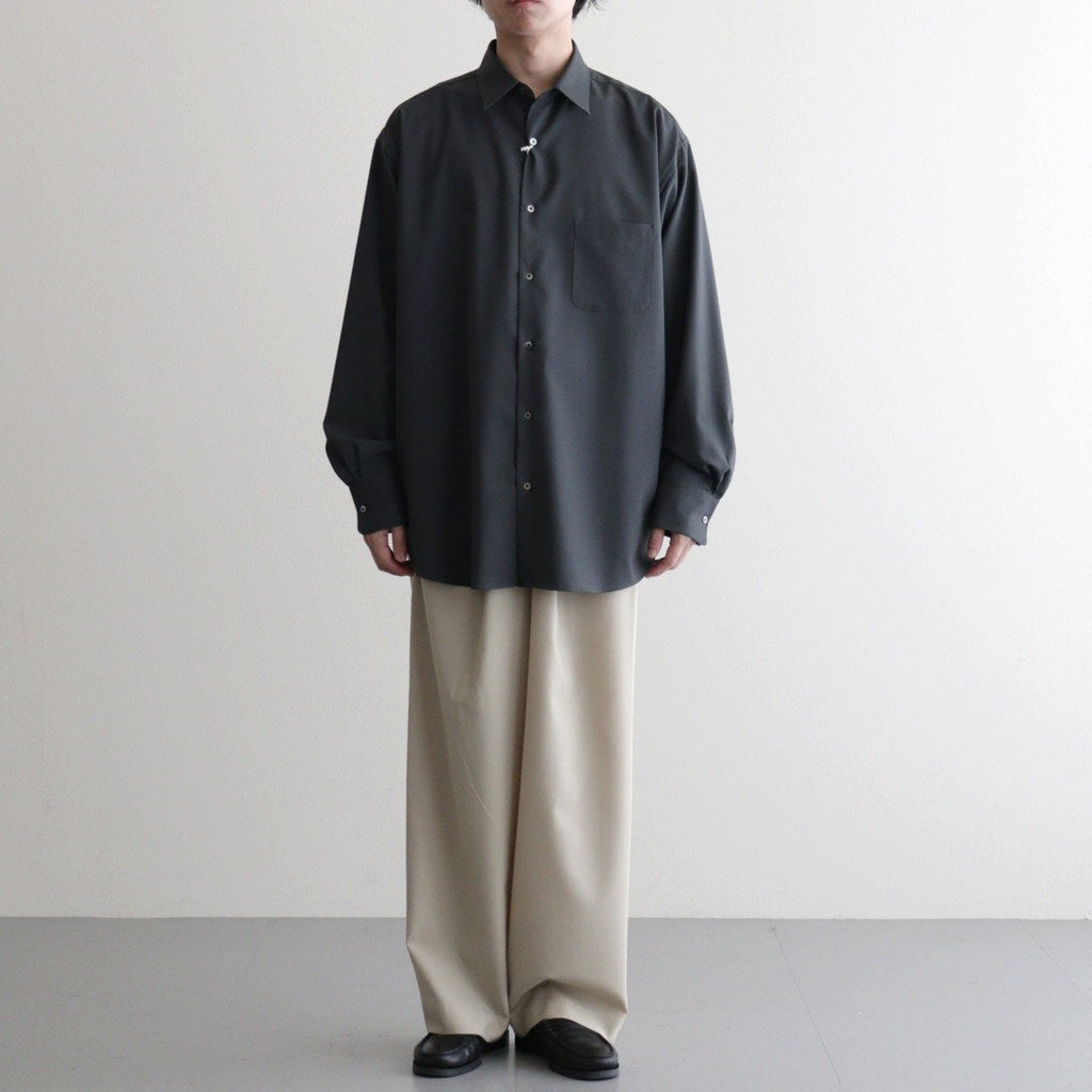 DOUBLE PLEATED EASY TROUSERS #BEIGE [A26A15PT02C]