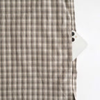 Organic Cotton Rambling Check Shirts Jacket #Beige check [6061-1104]
