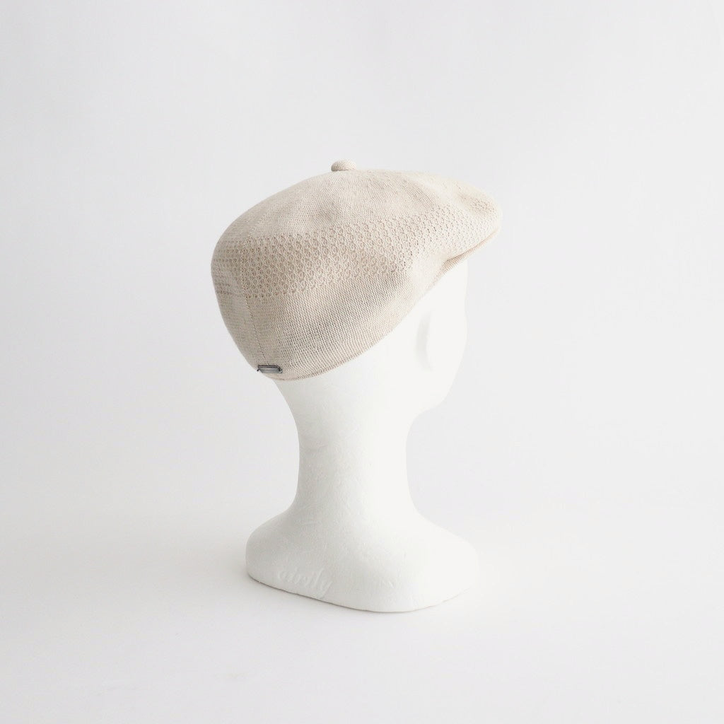 COTTON LINEN HUNTHING CAP - GENTLEMAN #IVORY [V01015]