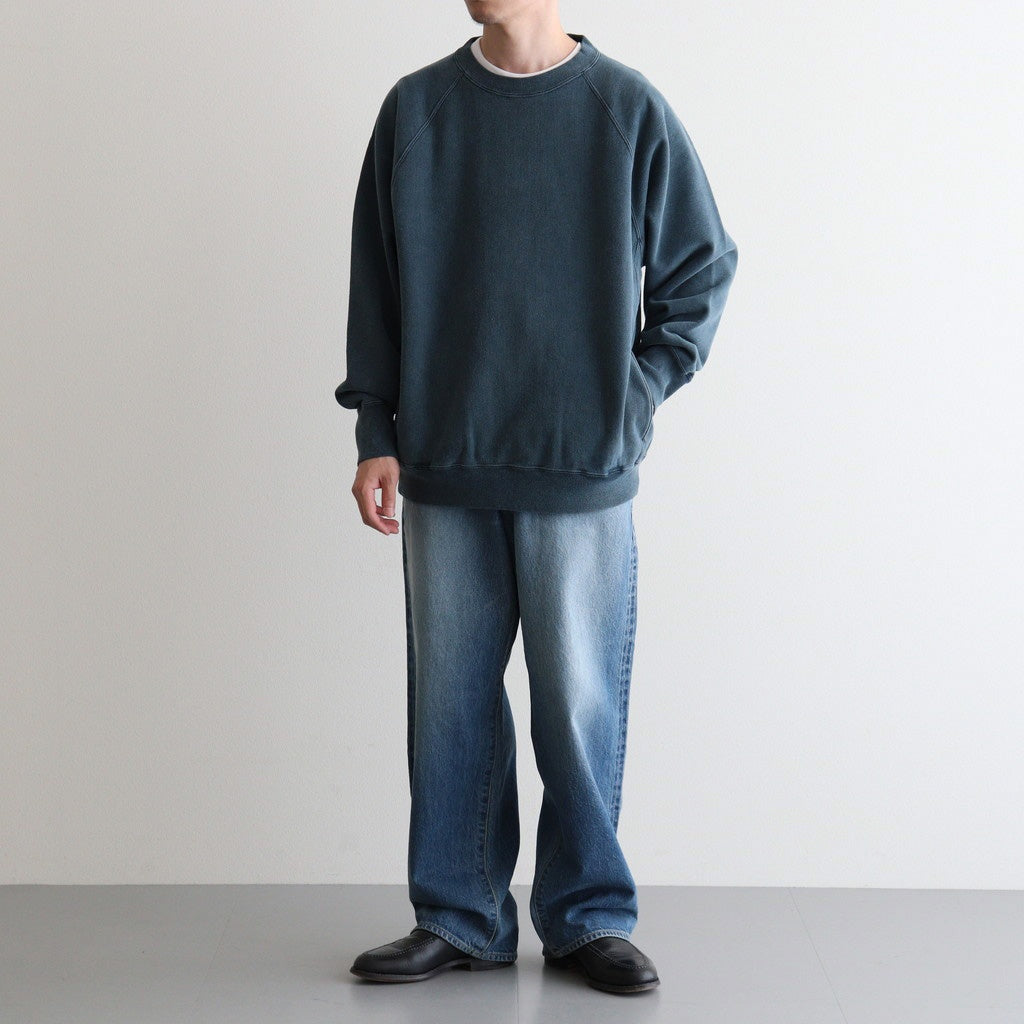 FADE COLOR JUMBERCA URAKE CREW NECK #FADE NAVY [BN-25FM-033]