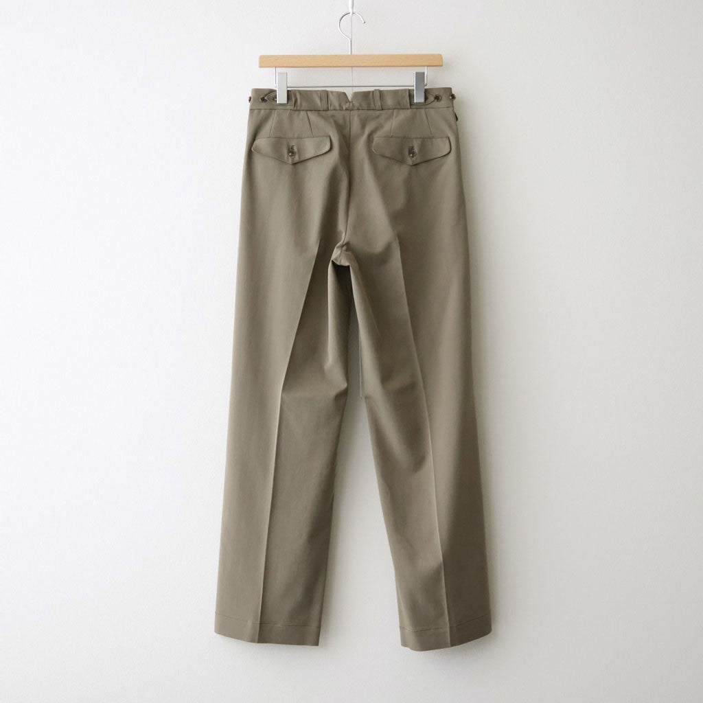 DOUBLE-PLEATED BUGS TROUSER #MOREL [261OJ-PT29]