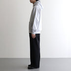 Thin-Sweat Separate-Pocket Hoodie P/O #HeatherWhite [bROOTS25S20]
