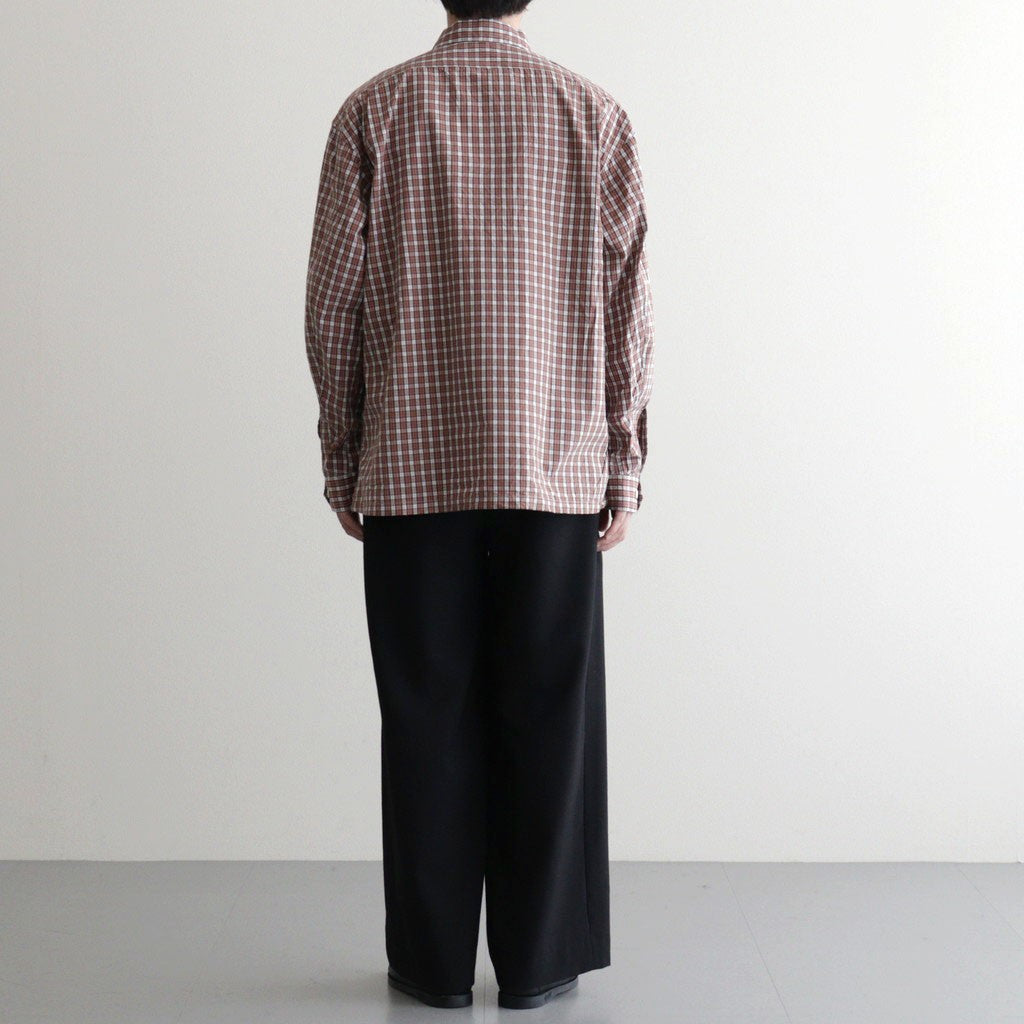C/L PLAID LS SHIRTS #OLD ROSE [PMAV-LS01]