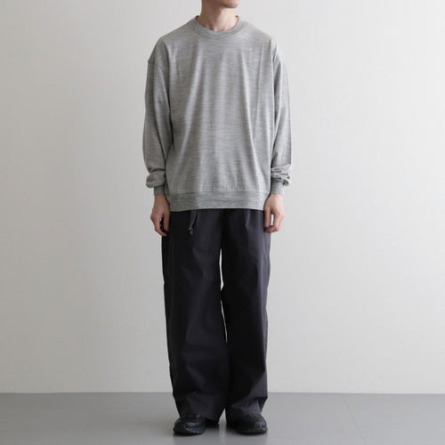 Washable Japanese Merino L/S Tee #GREY [SM61MC002]