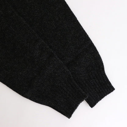 Yak felted sweat shirt #Charcoal×BLACK [NEP-AW2301]