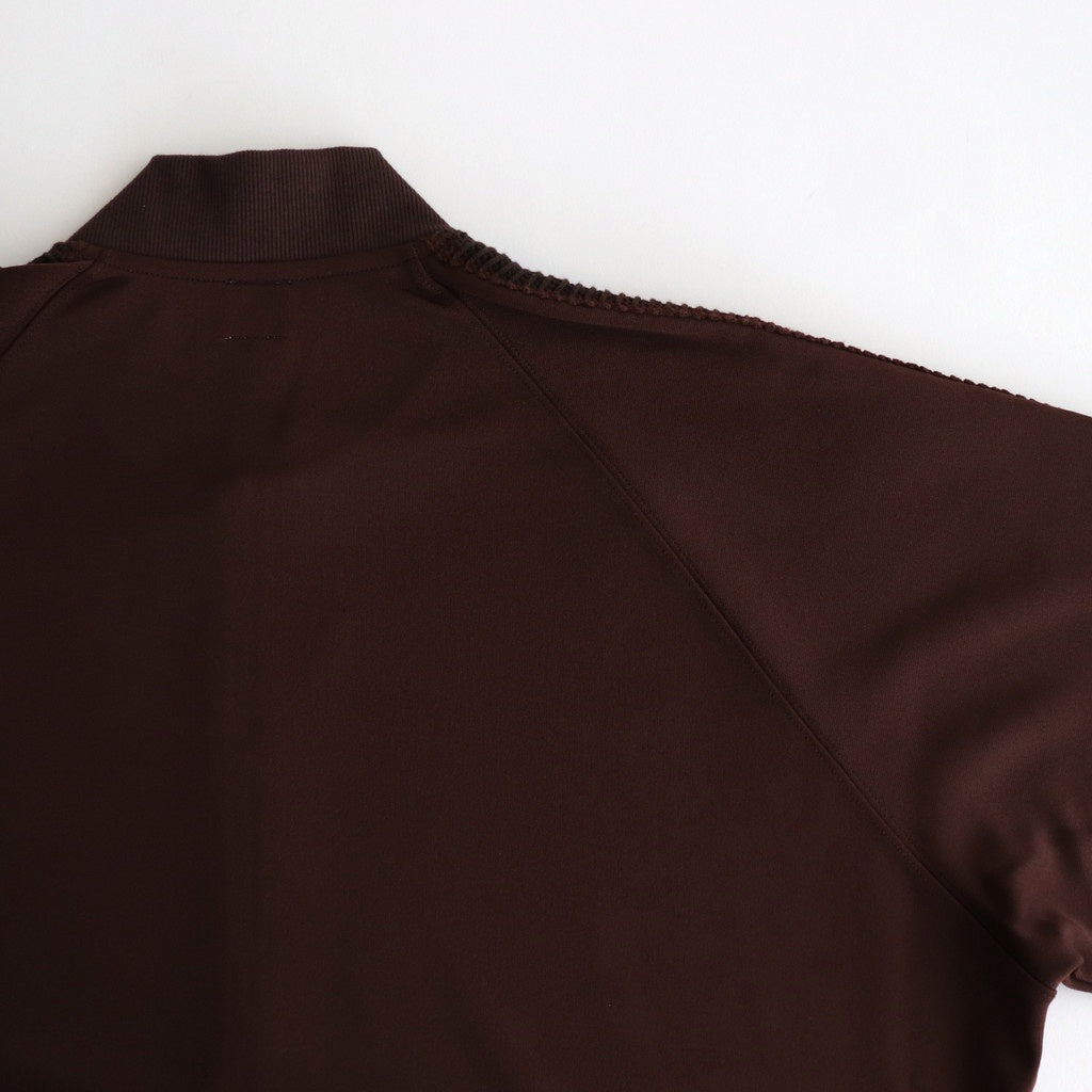 TRACK JACKET JERSEY #D.BROWN [DNS25B02]