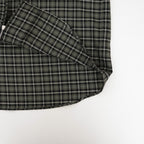 ZIP SHIRT #MOSS GRAY CHECK [A26C17SH03C]