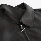 PLEATED-POCKET RICKY JACKET #PEWTER PLAID [261OJ-JK07]