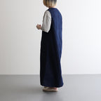 Indigo Field Jumper Dress #Indigo [N25SF024]
