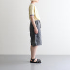 HAND PAINT DENIM SHORTS #010 BLACK [16861 40028]