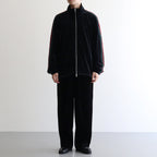 TRACK JACKET VELOURS #BLACK [DNA25B03-B]