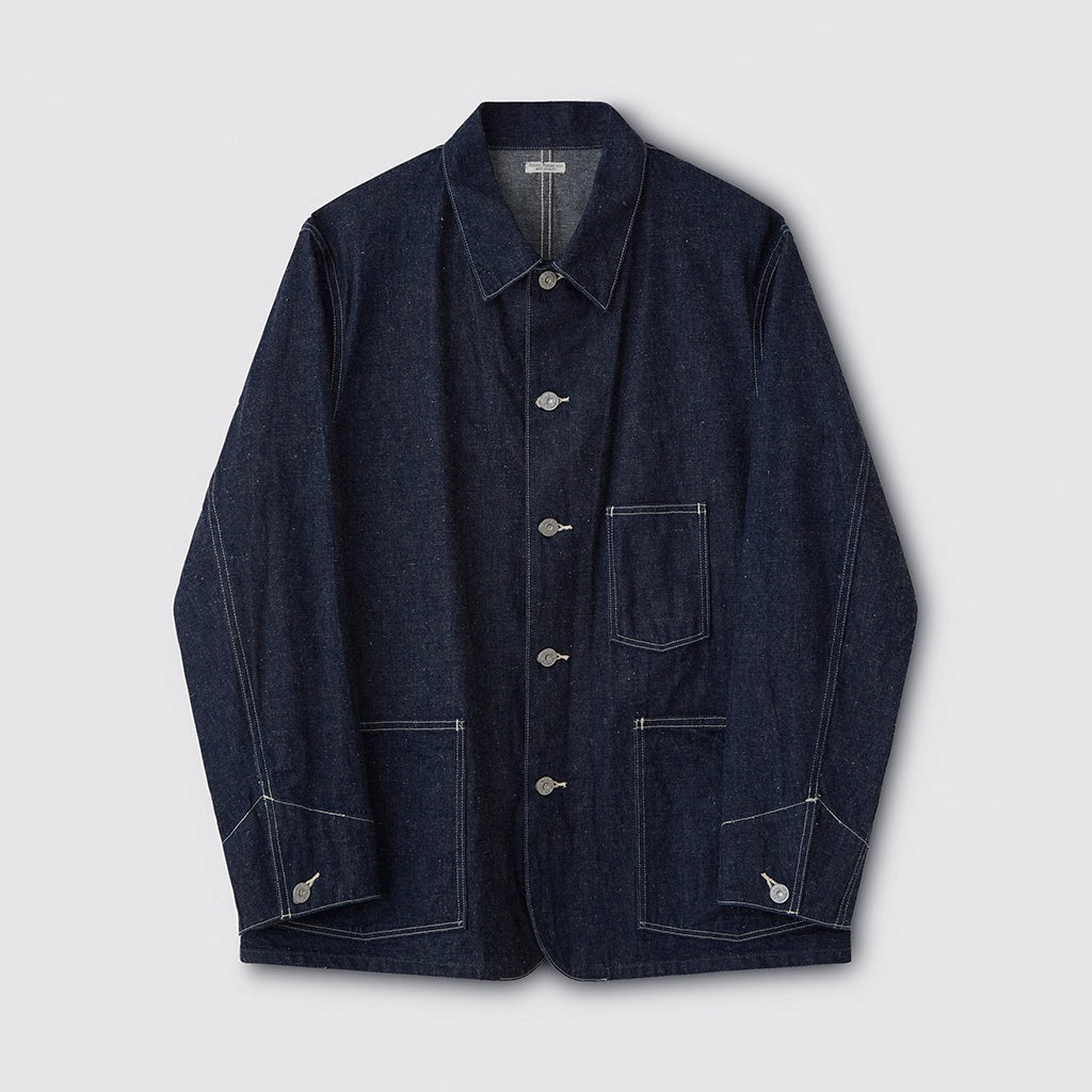 DENIM CHORE JACKET #INDIGO [PM-OTE30]