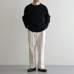 FRONT TUCK ARMY TROUSER #NATURAL [252OJ-PT07]