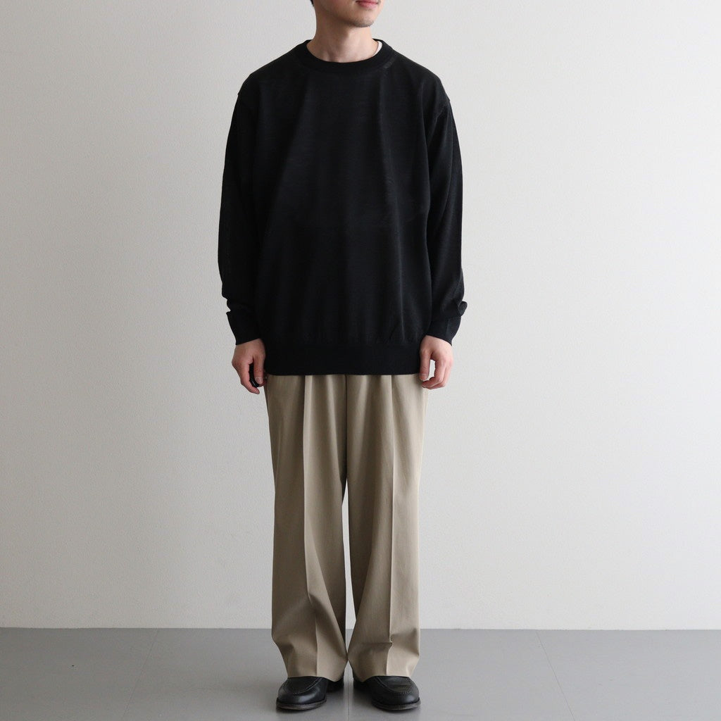 CHOMA CREW NECK #BLACK [BN-25SM-058]