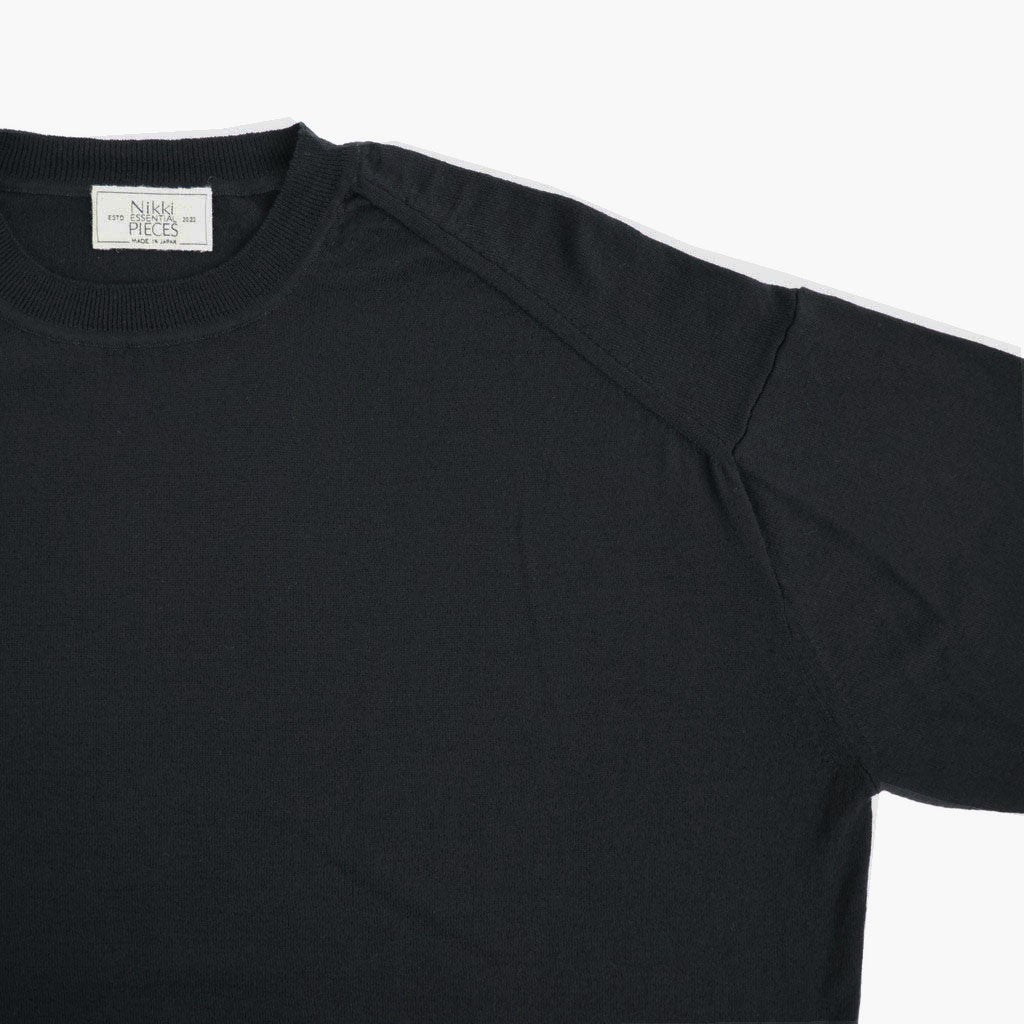 Wool Crewneck #BLACK [NEP-AW2626]