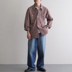C/L PLAID LS SHIRTS #OLD ROSE [PMAV-LS01]