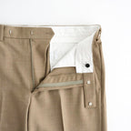 REGULAR FIT STRAIGHT TROUSERS #BEIGE [M26C06PT02C]