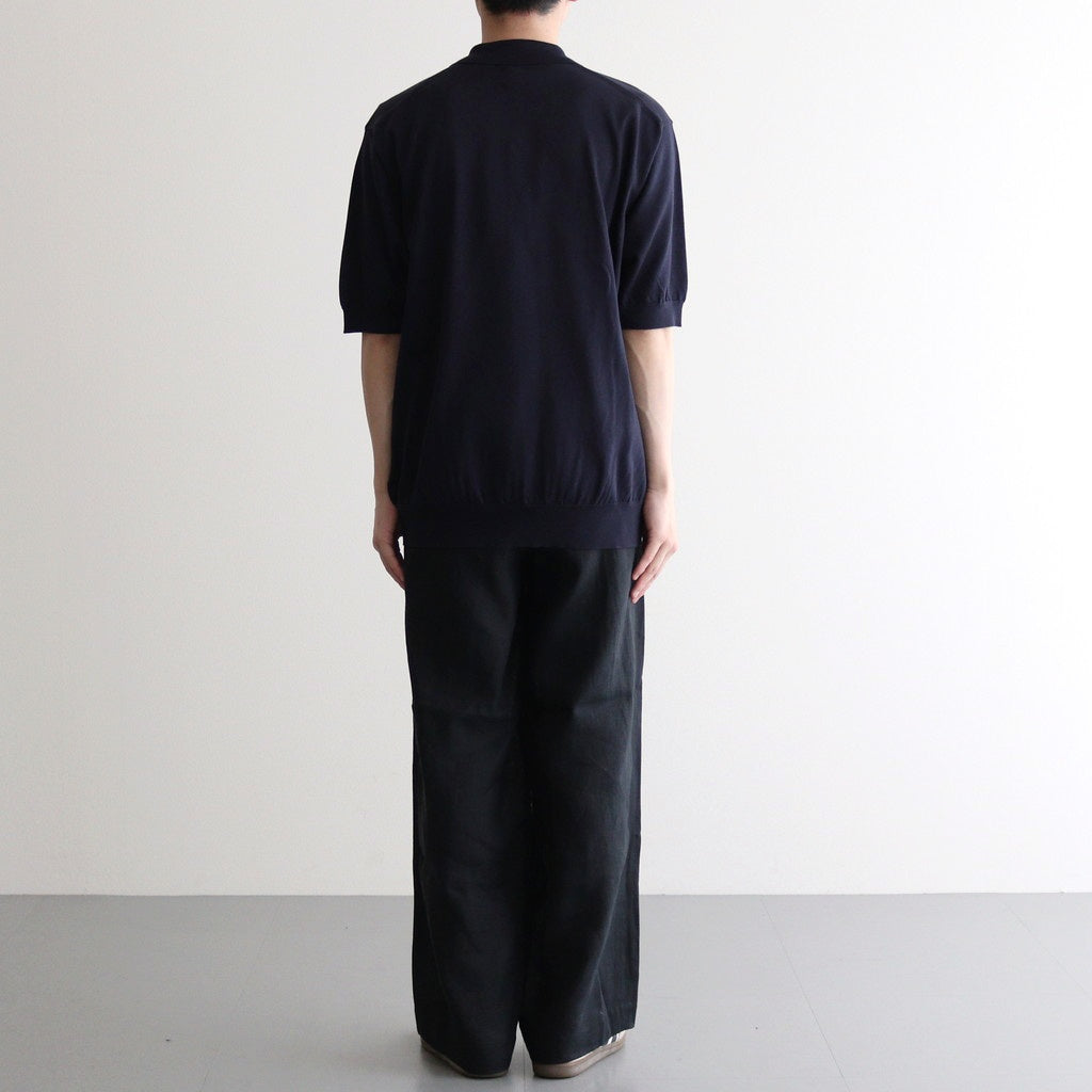 THE SEAISLAND COTTON POLO S/S #NAVY [BN-25SM-057]