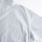 Thin-Sweat Hoodie Zip #HeatherWhite [bROOTS25S24S26]