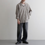 SELVEDGE DENIM 5POCKET PANTS #BLACK [DNS26P03]